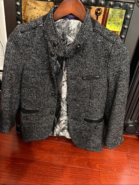 James Morgan Other - Boys wool blend tweed blazer